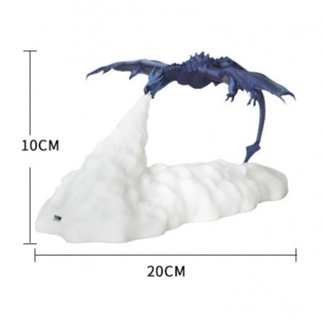 Декоративный настольный ночник-светильник ОГНЕННЫЙ ДРАКОН  оптом-2