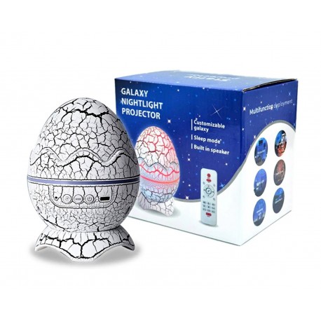 Проектор Яйцо Динозавра Звездное Небо с пультом, 14 цветов, 4 уровня скорости и яркости  оптом