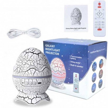 Проектор Яйцо Динозавра Звездное Небо с пультом, 14 цветов, 4 уровня скорости и яркости  оптом-2