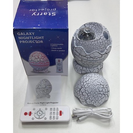 Проектор Яйцо Динозавра Звездное Небо с пультом, 14 цветов, 4 уровня скорости и яркости  оптом-4