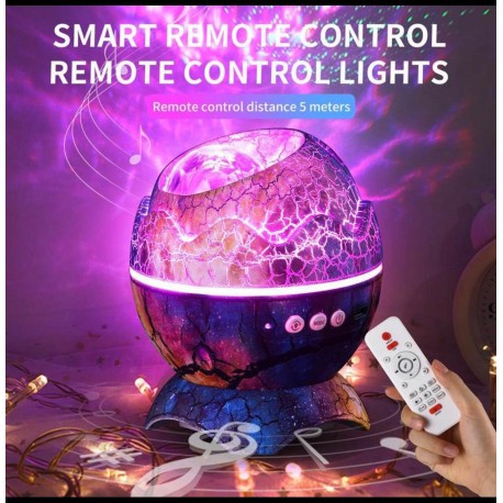 Проектор Яйцо Динозавра Звездное Небо с пультом, 14 цветов, 4 уровня скорости и яркости  оптом-11