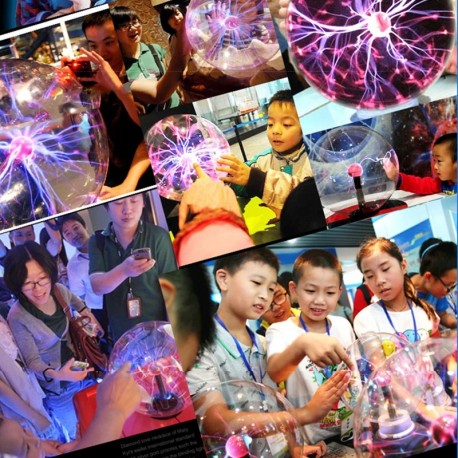 Светильник Плазменный Шар plasma light с молниями  оптом-5