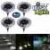 Подсветка на солнечных батареях Disk Lights 4 шт  оптом