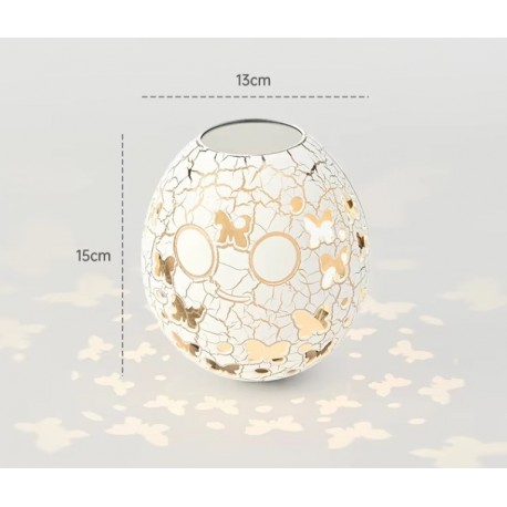 Декоративный новогодний проекционный светильник Гусиное яйцо, Бабочки  оптом-1