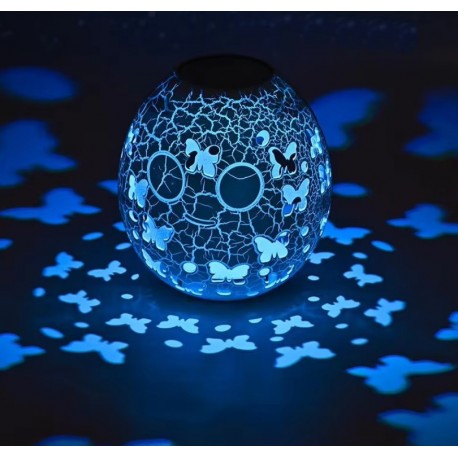 Декоративный новогодний проекционный светильник Гусиное яйцо, Бабочки  оптом-3