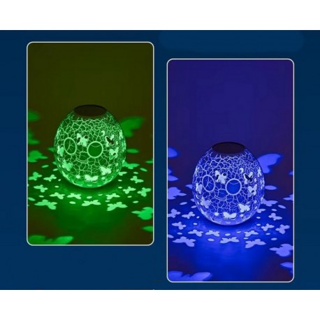 Декоративный новогодний проекционный светильник Гусиное яйцо, Бабочки  оптом-5