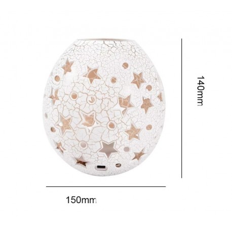 Декоративный новогодний проекционный светильник Гусиное яйцо, Звезды  оптом-2