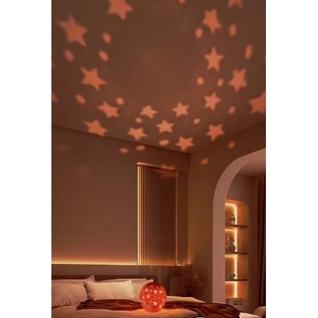 Декоративный новогодний проекционный светильник Гусиное яйцо, Звезды  оптом-6