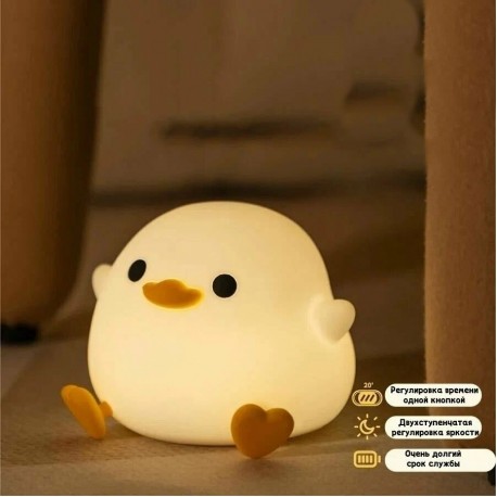 Силиконовый детский ночник-светильник DoDo Duck оптом-4