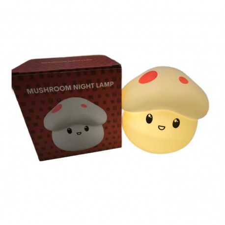 Силиконовый детский ночник-светильник Mushroom Night Lamp ГРИБОЧОК оптом-1
