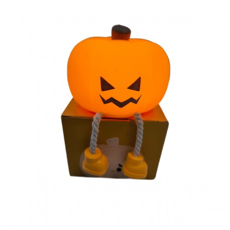 Силиконовый детский ночник-светильник  XO OZ08 Pumpkin Silicone Pat Light ТЫКВА оптом-1
