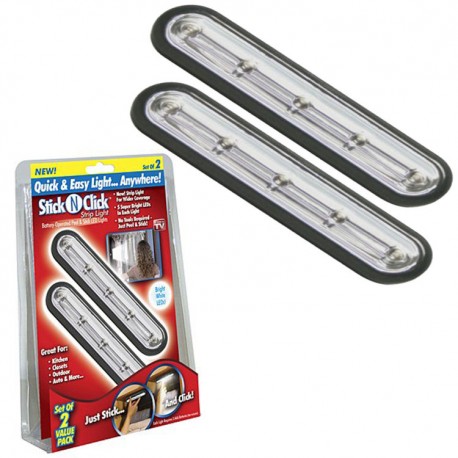 LED светильники Stick N Click Strip, набор 2 шт.  оптом