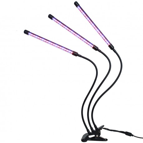 Светодиодная лампа для выращивания растений в помещении Grow Light 3 Head 18W  оптом-1