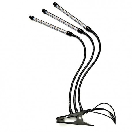 Светодиодная лампа для выращивания растений в помещении Grow Light 3 Head 18W  оптом