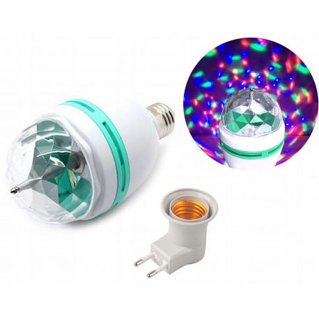 Светодиодная лампа  Led Full Color Rotating Lamp  оптом-3