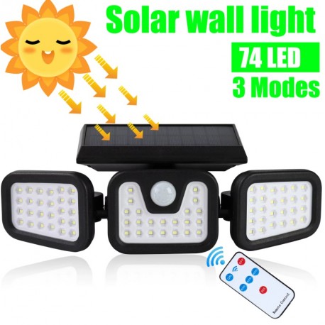 Настенный светильник на солнечной батарее Split solar wall lamp FL-1725A  оптом-1