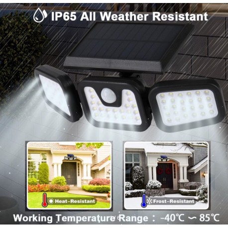 Настенный светильник на солнечной батарее Split solar wall lamp FL-1725A  оптом-5