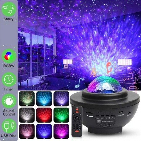 Светодиодный звездный проектор Starry Projector Light  оптом-4