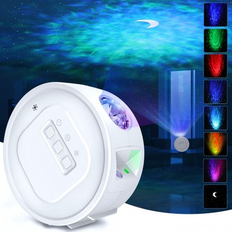 Умный ночник-проектор Галактики 3 в 1  оптом-5