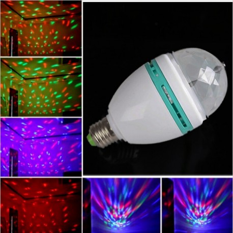 Вращающаяся Диско-лампа LED Full Color Rotating Lamp  оптом-6