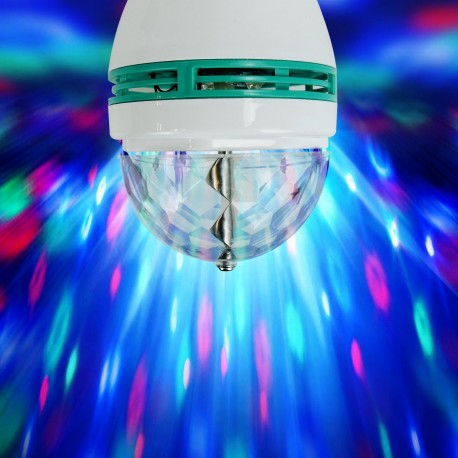 Вращающаяся Диско-лампа LED Full Color Rotating Lamp  оптом-8