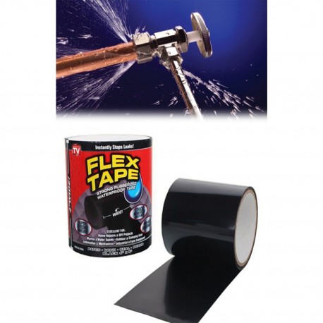 Сверхсильная клейкая лента Flex Tape 10 см  оптом-1