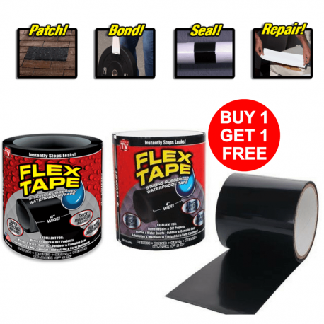 Сверхсильная клейкая лента Flex Tape 10 см  оптом-2