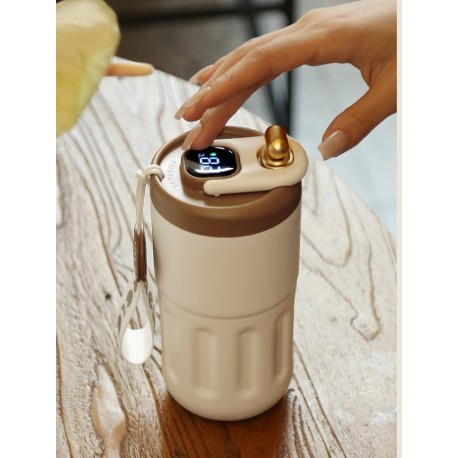 Автомобильная Умная Термо кружка RELEA 410 мл LED экран с датчиком температуры  оптом-6