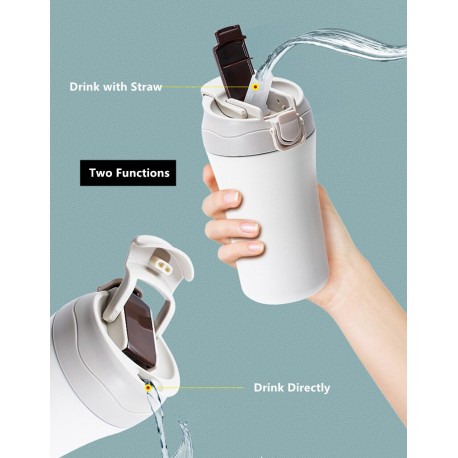 Термо-кружка из нержавеющей стали Coffee 400 мл  оптом-11