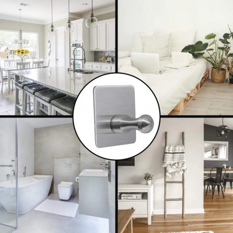 Крючок декоративный для полотенец из нержавеющей стали 1 шт  оптом-5