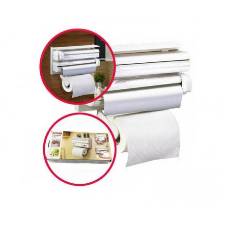 Кухонный держатель для фольги и пленки, 30 см х 19 см х 75 см  оптом-4