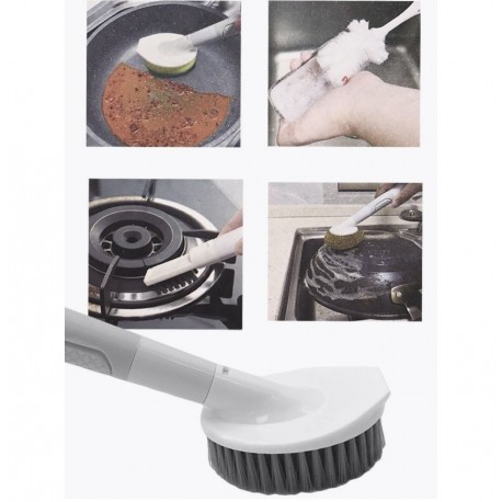 Набор щеток для мытья посуды 5 в 1  оптом-4