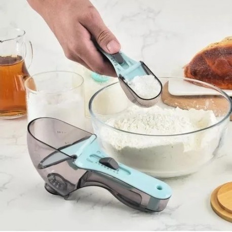 Набор универсальных кухонных мерных ложек 2 шт  оптом-4