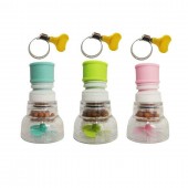 Регулируемый гибкий кухонный смеситель с защитой от брызг 