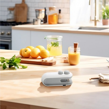 Портативный термовакуумный упаковщик для пакетов с зажимом  оптом-11