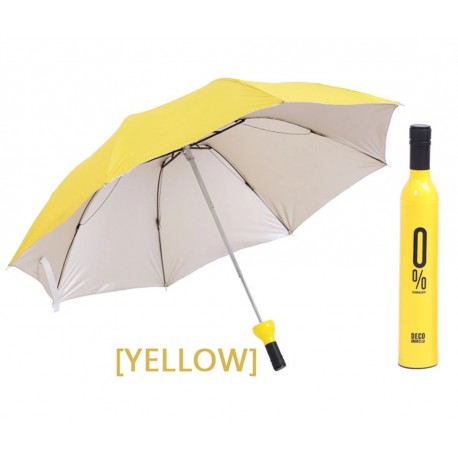 Складной зонтик Винная Бутылка Umberella с чехлом  оптом-3