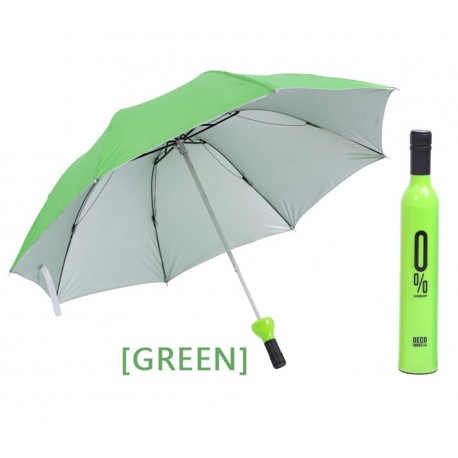 Складной зонтик Винная Бутылка Umberella с чехлом  оптом-6