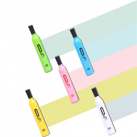 Складной зонтик Винная Бутылка Umberella с чехлом  оптом-13