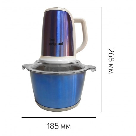 Блендер металлический электрический TOP Original 250 Вт  оптом-3