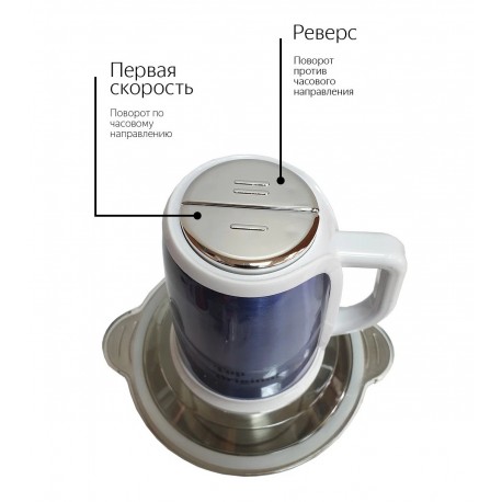 Блендер металлический электрический TOP Original 250 Вт  оптом-5