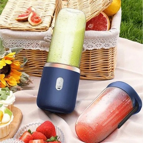 Портативный блендер для фруктов SMALL PORTABLE JUICER MULTI-FUNCTION с дополнительным стаканом  оптом-7