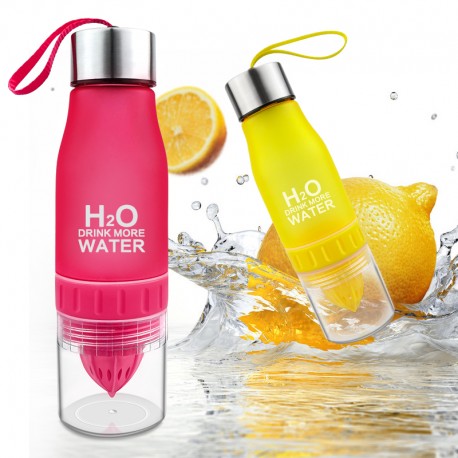 Бутылка соковыжималка H2O Drink more water 650 мл  оптом-3