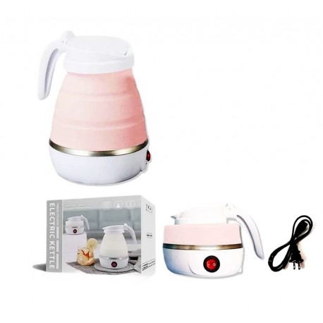 Складной электрический силиконовый мини-чайник  оптом