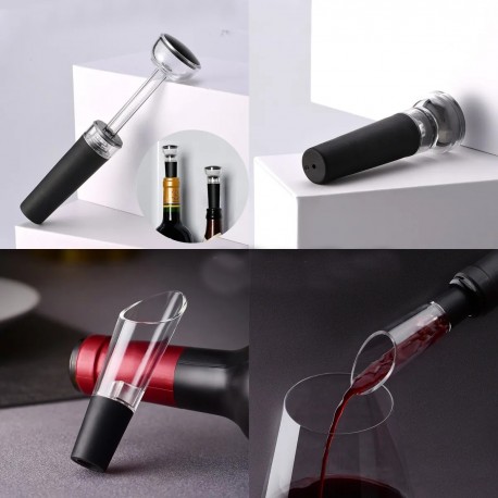 Подарочный набор с электрическим штопором Electric wine set 4 в 1  оптом-6