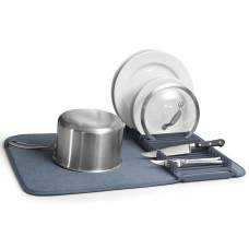 Коврик для сушки посуды с фиксатором для тарелок и кухонной утвари оптом