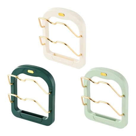 Настенный держатель для крышек кастрюль, 2 уровня  оптом-2