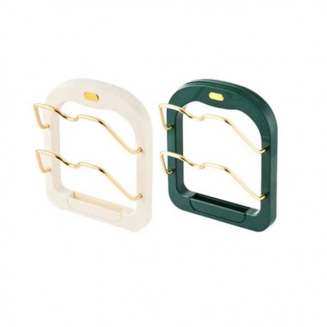 Настенный держатель для крышек кастрюль, 2 уровня  оптом