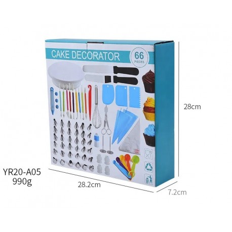 Кондитерский набор для декорирования десертов 66 в 1  оптом-2