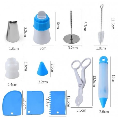 Кондитерский набор для декорирования десертов 66 в 1  оптом-4