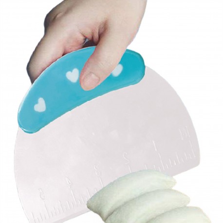 Кондитерский шпатель-скребок фигурный 15х10 cм  оптом-1